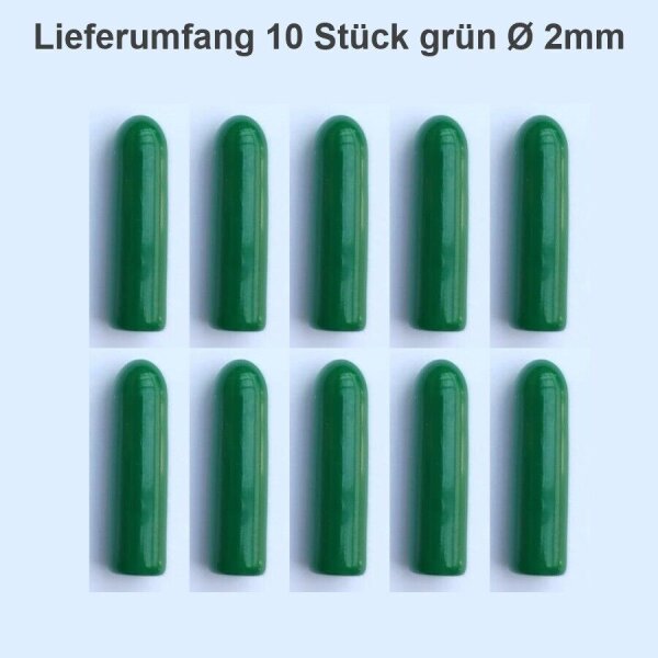 Miniatur Kippschalter Kappen Schalterkappen Abdeckkappen farbig Schutz Modellbau 2mm grün 10 Stück