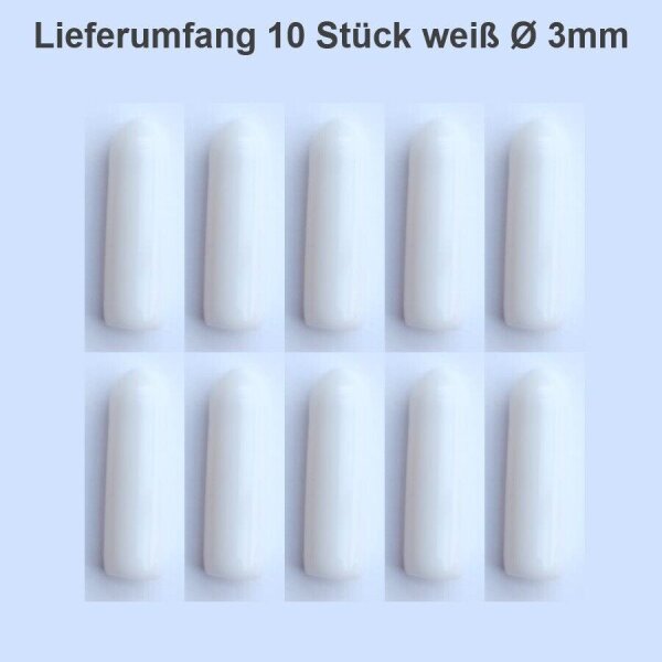 Miniatur Kippschalter Kappen Schalterkappen Abdeckkappen farbig Schutz Modellbau 3mm weiß 10 Stück