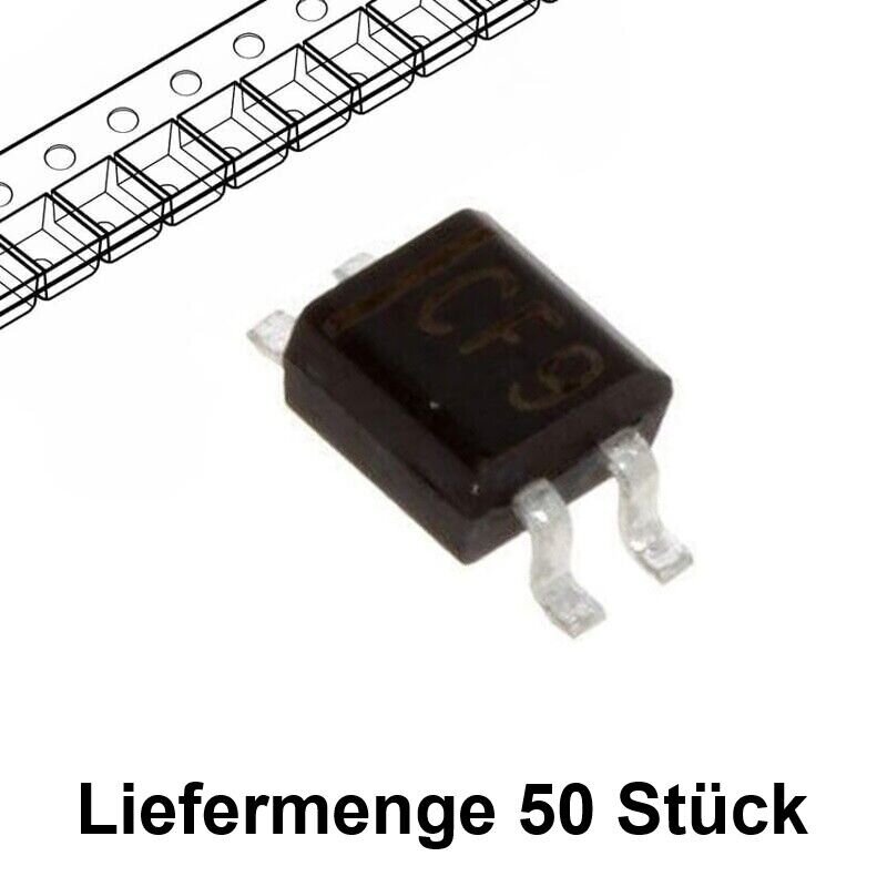 10 Stück SMD Brückengleichrichter (Diotec B80S-Slim, 1A/ 160V ) - E481
