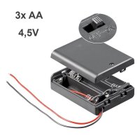 Batteriehalter 2x 3x 4x AA Mignon 3x AAA Micro mit...