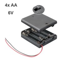 Batteriehalter 2x 3x 4x AA Mignon 3x AAA Micro mit...