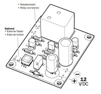 Zeitschalter Timer Zeitrelais 12V= ca. 2 Sek - 5 Min Kemo B042 Bausatz A2074