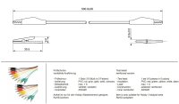 Krokodilklemmen Prüfklemmen Prüf Kabel Messleitung Klemme Messkabel Set 10 Stück