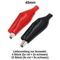 Krokodilklemmen Prüfklemme Krokoklemme 4mm...