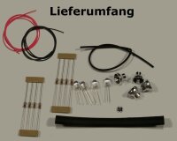 Flutlichtstrahler Fassadenstrahler Scheinwerfer LED weiß H0 RC Set 4 Stück S063