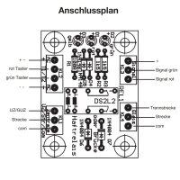 Blockstellenmodul Blockstreckensteuerung für Blockstelle Signal Modellbahn A2112