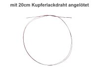 SMD LED 0201 mit Kabel angelötet Kupferlackdraht Draht mini micro LEDs 10 Stück