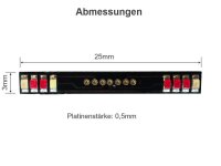 Rückleuchtenträger H0 LKW 1:87 Car System LED Rückleuchten Rücklicht Blinker