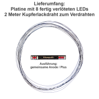 Rückleuchtenträger H0 LKW 1:87 Car System LED Rückleuchten Rücklicht Blinker