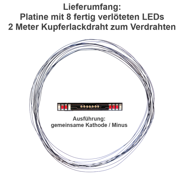 Rückleuchtenträger H0 LKW 1:87 Car System LED Rückleuchten Rücklicht Blinker mit gemeinsamer Kathode / Minus
