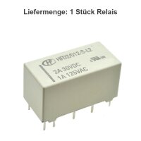 Miniatur Relais bistabil 2 Spulen 2xUM 2 Wechsler 2A 12V...