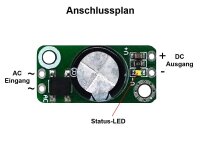 Gleichrichter Brückengleichrichter Spannungswandler AC/DC 0-22V AC 1A mit Elko
