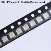 SMD LED 3227 RGB rot grün blau gemeinsame Anode Plus LEDs 10 Stück W3
