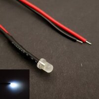 LED 3mm 9V 12V 14V 16V 19V Kabel Widerstand fertig angelötet verkabelt 10 Stück