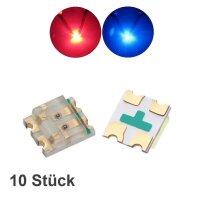 Duo bicolor LED 0606 und tricolor RGB RGY Multicolor einzeln steuerbar SMD LEDs
