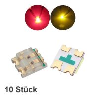 Duo bicolor LED 0606 und tricolor RGB RGY Multicolor einzeln steuerbar SMD LEDs