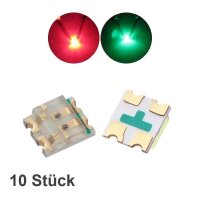 Duo bicolor LED 0606 und tricolor RGB RGY Multicolor einzeln steuerbar SMD LEDs