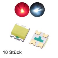Duo bicolor LED 0606 und tricolor RGB RGY Multicolor einzeln steuerbar SMD LEDs