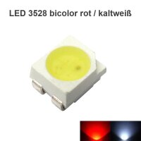 Duo LEDs 3528 bicolor Lichtwechsel Lok Triebwagen analog digital H0 TT SMD LED