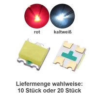 Duo LEDs 0606 bicolor Lichtwechsel Lok Triebwagen analog...