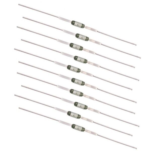 Reedkontakt Mini Reedschalter 1,8 x 5mm Miniatur Reed Kontakt 10 Stück S545