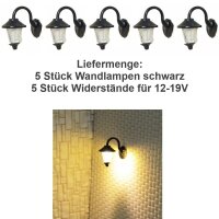 Wandlampen LED Straßenlampen H0 Wandleuchten...