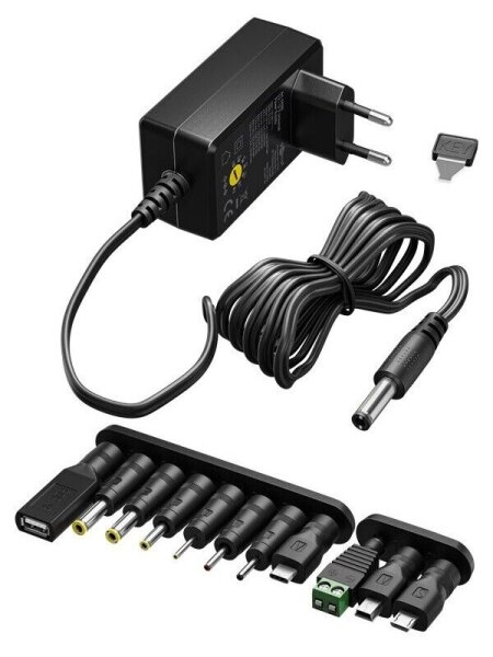 Netzteil AC/DC 3V 4,5V 5V 6V 7,5V 9V 12V Schaltnetzteil 2,25A 27W USB 11 Adapter