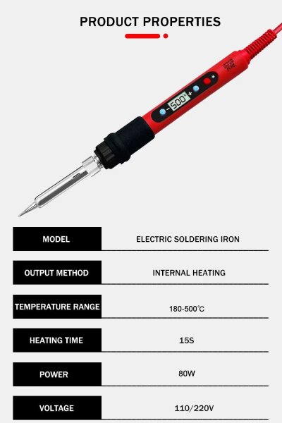 Weller Loetkolben Lötset 80W Lötstation Temperatur Einstellbar Lötkolben Set