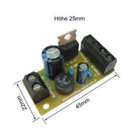 Spannungsregler Spannungswandler 12V 9V 5V AC/DC DC/DC Bausatz oder Fertig Modul