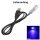 Lichtwellenleiter Lichtleiter LED Adapter 1W 12V 5V USB Kabel für Glasfaserkabel 5V USB blau