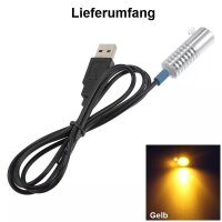 Lichtwellenleiter Lichtleiter LED Adapter 1W 12V 5V USB...
