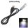 Lichtwellenleiter Lichtleiter LED Adapter 1W 12V 5V USB Kabel für Glasfaserkabel 5V USB kaltweiß
