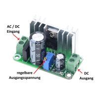 Spannungsregler Spannungswandler AC/DC In 5-35V Out 1,25-30V Gleichrichter A2081