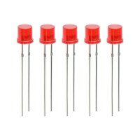 LED 5mm Zylinder Flachkopf LEDs zylindrisch flach Flat Top 10 20 50 100 Stück