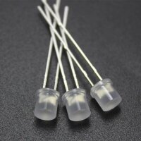 LED 5mm Zylinder Flachkopf LEDs zylindrisch flach Flat Top 10 20 50 100 Stück