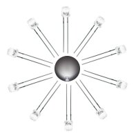LED 5mm Zylinder Flachkopf LEDs zylindrisch flach Flat...
