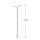 LED Straßenlampen H0 TT Laternen Leuchten 2-flammig 7cm 12-19V 10 Stück W325