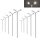 LED Straßenlampen N TT Laterne Leuchten 2-flammig 3 - 5,5cm 10-19V 10 Stück W323