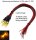 LED 2mm Tower 9V 12V 14V 16V 19V Kabel Widerstand angelötet verkabelt 10 Stück * Orange 12-19V DC