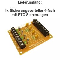 Sicherungsverteiler Verteiler PTC Sicherungen...
