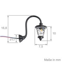 LED Wandlampen H0 Wandleuchten Laterne Leuchte...