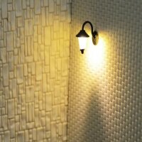 LED Wandlampen H0 Wandleuchten Laterne Leuchte Straßenlampen Häuser 5 Stück S855