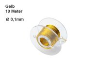 Kupferlackdraht Lackdraht Cu Draht 0,1mm 7 Farben Spule je 10m Set 70 Meter S237