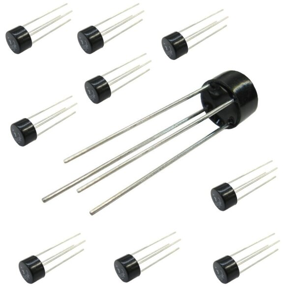Brückengleichrichter Gleichrichter 2A 160V Rund B80R THT AC in DC 10 Stück S462