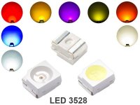 LED 3528 5050 SMD PLCC-2 PLCC-6 LEDs 10 20 50 100 Stück Set und 9 Farben AUSWAHL