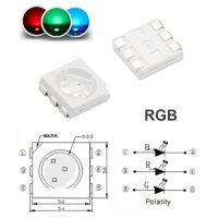 LED 3528 5050 SMD PLCC-2 PLCC-6 LEDs 10 20 50 100 Stück Set und 9 Farben AUSWAHL