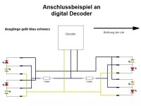 Umbauset Duo LED 0605 SMD mit Kabel Lichtwechsel Loks Triebwagen digital analog