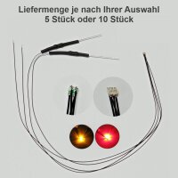 Umbauset Duo LED 0605 SMD mit Kabel Lichtwechsel Loks...
