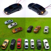 Autos PKW N beleuchtet mit 4 LED Warnblinkanlage...