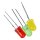 LED 5mm Set rot gelb grün diffus Sortiment LEDs 30 Stück Leuchtdioden S502
